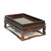 khay uống trà gỗ trắc vuông 30x20
