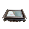 Khay trà gỗ mun mặt đá kích thước 28×38