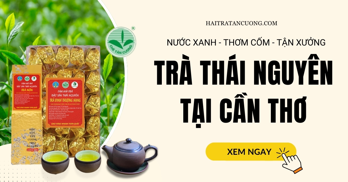 Trà Thái Nguyên tại Cần Thơ thơm ngon, nước xanh, chất lượng