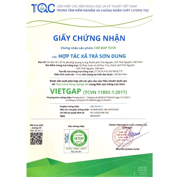 Chứng nhận Vietgap