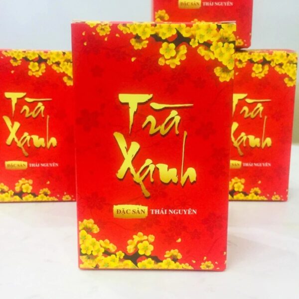 Hộp trà thái nguyên chữ xuân 200gr