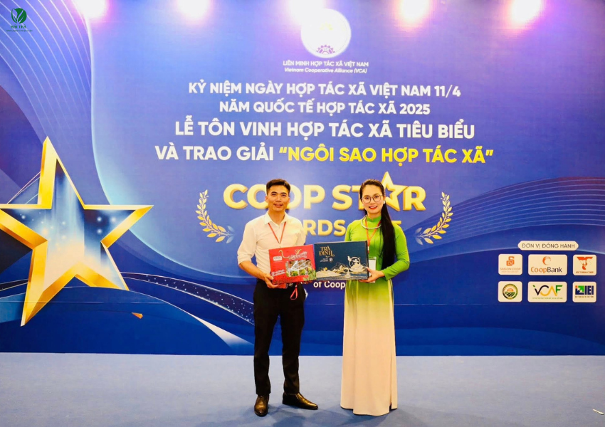 Chúng tôi vinh dự đạt ngôi sao hợp tác xã