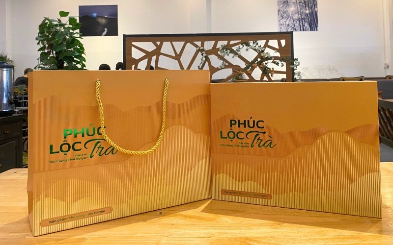 Hộp Trà Phúc Lộc Khai Trương Thịnh Vượng