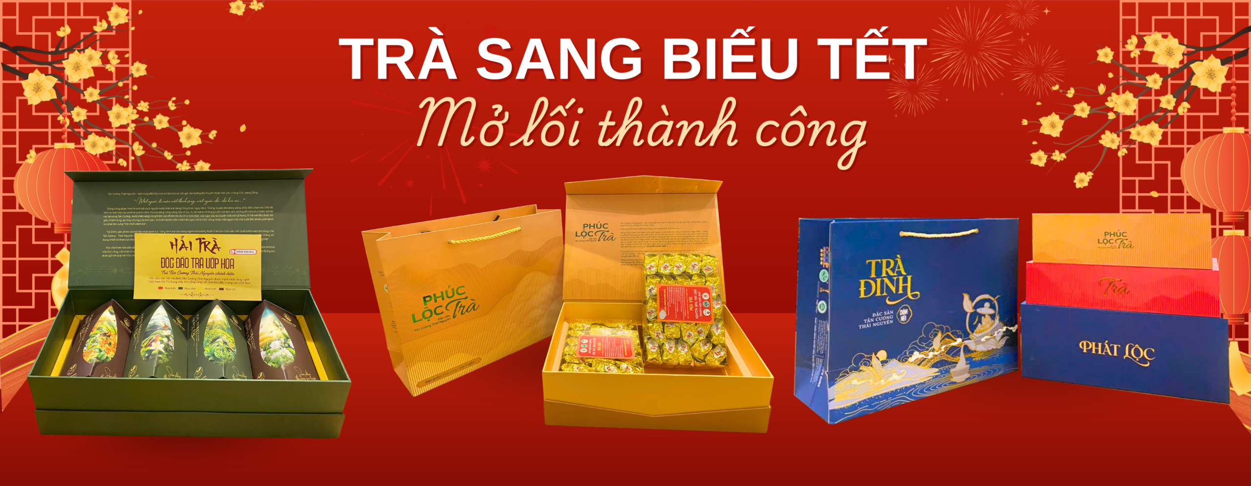 Trà sang biếu tết 2026 Hải Trà Tân Cương